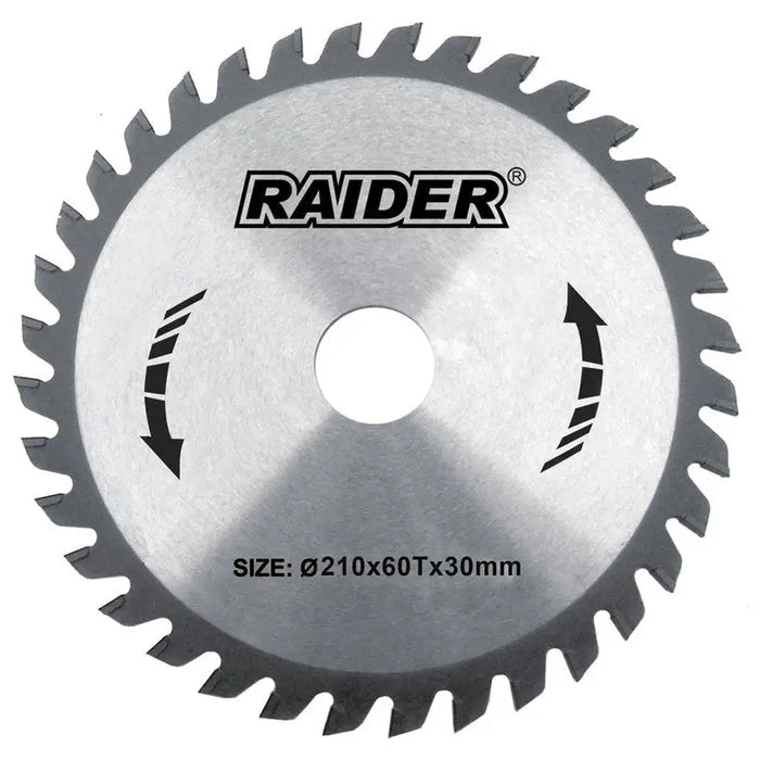 CIRCULAR DISC 210X60TX30MM RAIDER - Дискове за циркуляри<<<Консумативи за електроинструменти<<<Инструменти и