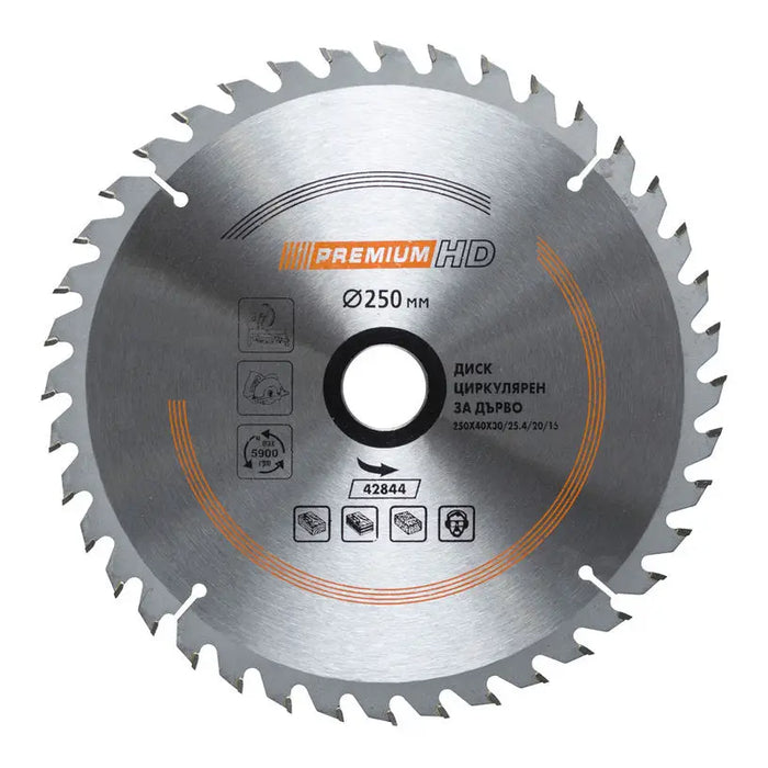 CIRCULAR DISC 250X30X40T PREMIUM - Дискове за циркуляри<<<Консумативи за електроинструменти<<<Инструменти и