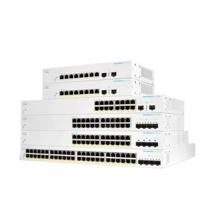 CISCO Business Switching CBS220 Smart 48-port Gigabit Full PoE 740W 4x10G SFP+ uplink - Комутатор - PoE<<<Мрежи<<<Мрежи