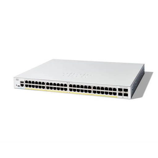 Cisco Catalyst 1300-48P-4X Managed Switch 48 Port GE PoE 4x10GE SFP+ Limited Lifetime Protection (C1300-48P-4X)