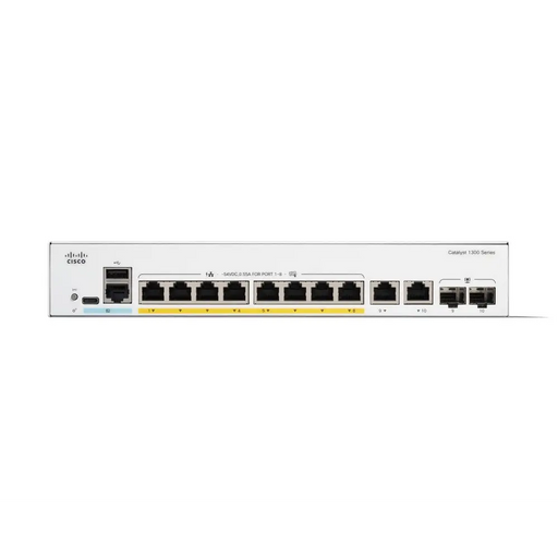Cisco Catalyst 1300 8-port GE PoE Ext PS 2x1G Combo - Switches<<<Cisco Enterprise and Service Providers - Borderless