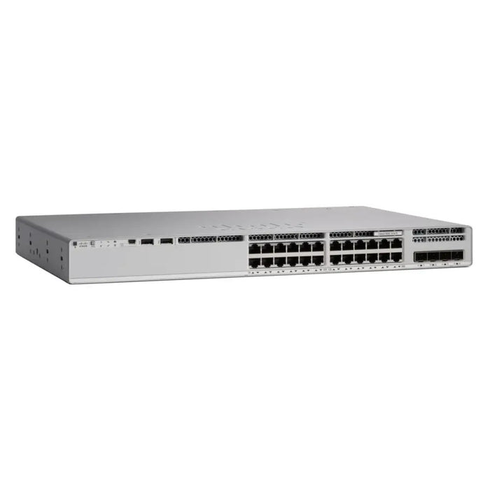 Cisco Catalyst 9200L 24-port PoE+ 4x1G uplink Switch Network Essentials - Switches<<<Cisco Enterprise and Service