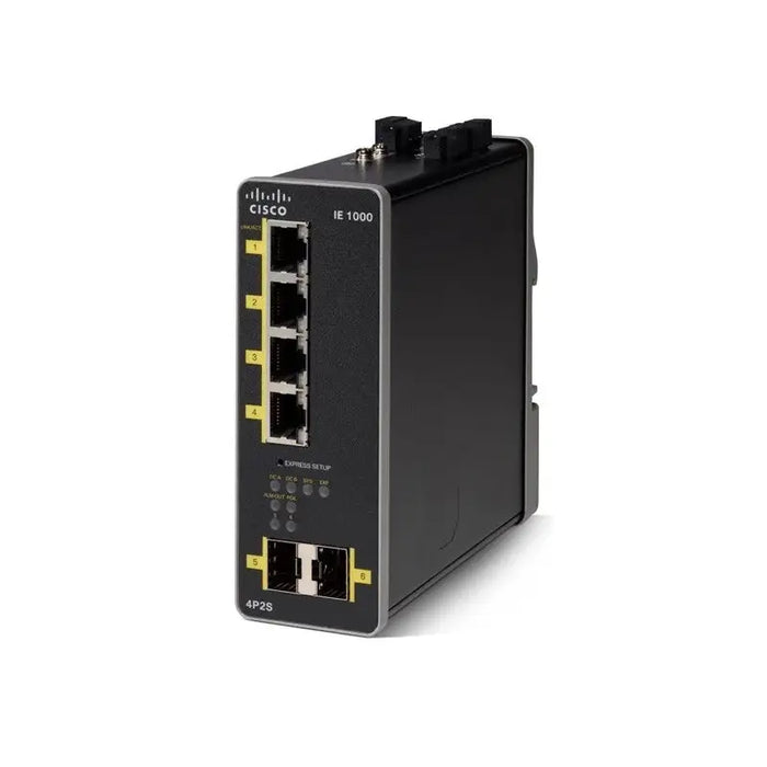 CISCO IE 1000 Switch 2GE SFP + 4 FE copper ports GUI based L2 PoE - Комутатор - PoE<<<Мрежи<<<Мрежи и умен