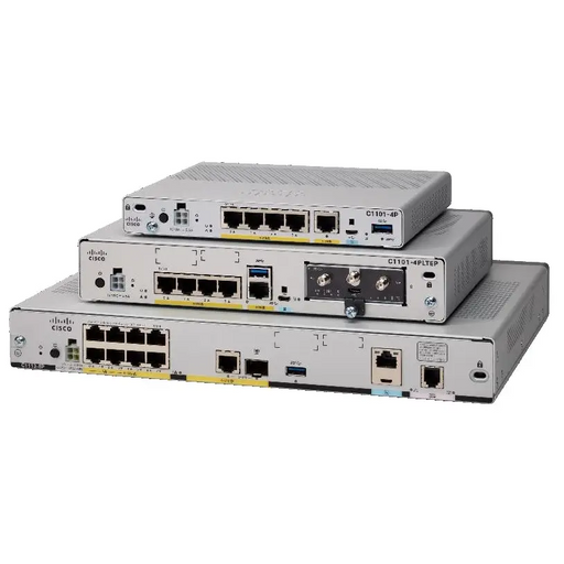 Cisco ISR 1100 4P Dual GE SFP Router - Routers<<<Cisco Enterprise and Service Providers - Borderless