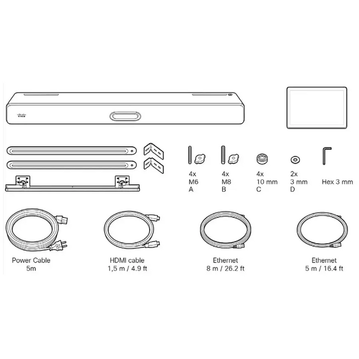 CISCO Room Bar Pro First Light - Видео конферентни системи<<<Видео конферентни системи<<<Конферентни системи<<<ALSO