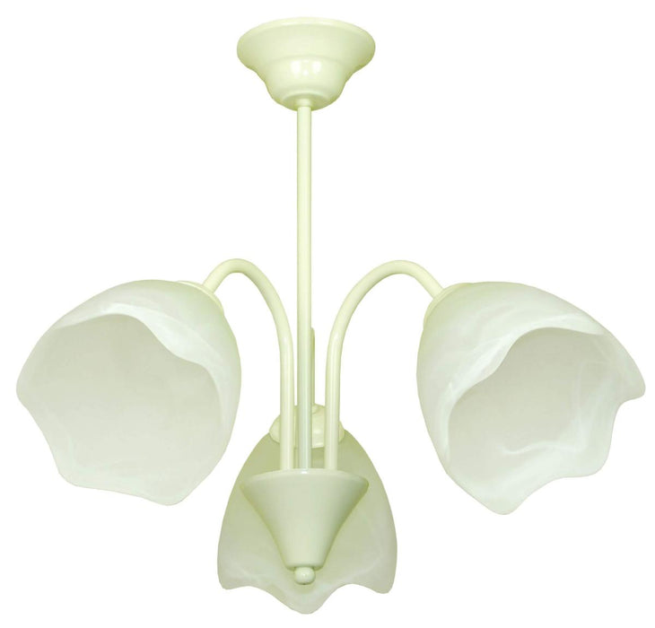 CHANDELIER 3-CA ALPHA CREAM E27