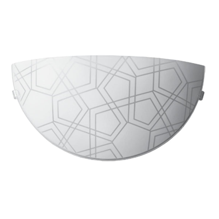 WALL APPLIQUE TRIADA Ø300/2 WHITE MAT