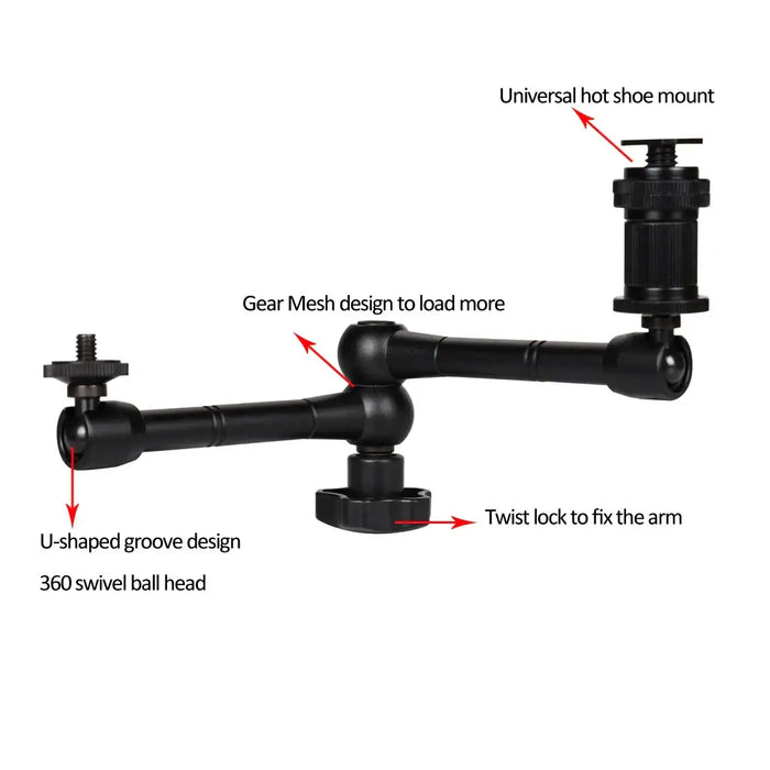 Clamp holder for camera camera microphone - Photo accessories<<<HurtelXML
