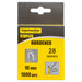 CLAMPS FOR TAKER TYPE 28 10X6.3 MM TOPMASTER 1000 PCS - Скоби и пирони за такери<<<Консумативи за