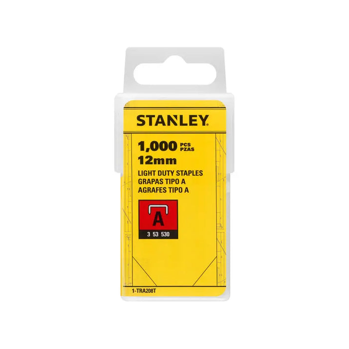 CLAMPS FOR TAKER TYPE A 53 12 MM STANLEY 1-TRA208T - Скоби и пирони за такери<<<Консумативи за