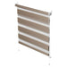 CLASSIC GARDINIA DOUBLE ROLL BLINDS 57X150 CM. CAPPUCCINO - Щори<<<Корнизи щори и пердета<<<Мебели и