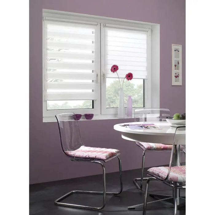 CLASSIC GARDINIA DOUBLE ROLL BLINDS 57X150 CM. WHITE - Щори<<<Корнизи щори и пердета<<<Мебели и интериор<<<Praktiker