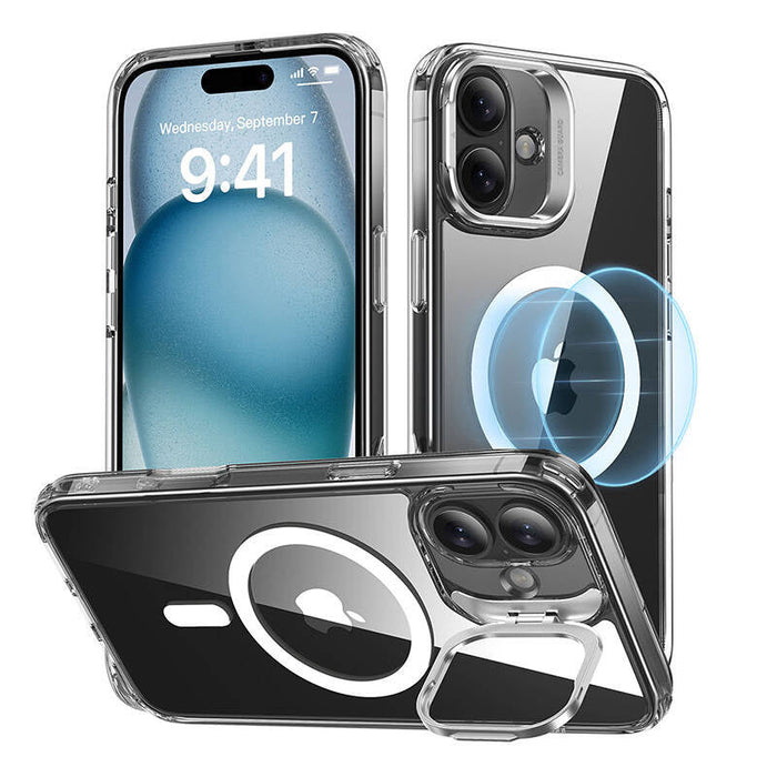 Classic Hybrid (HaloLock) ESR case with stand for iPhone 16 (clear) - Protective cases for smartphones<<<Cases<<<GSM