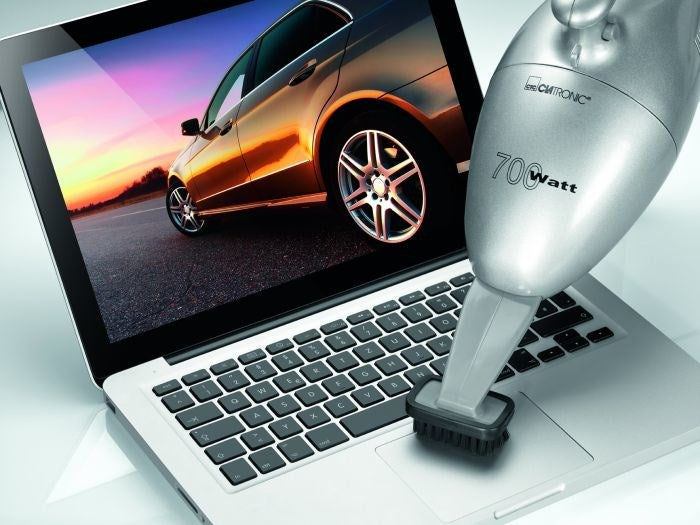 Clatronic HS 2631 handheld vacuum Grey Dust bag