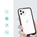 Clear 3in1 case for iPhone 11 Pro Max case gel cover with frame black - Cell phone cases and covers<<<HurtelXML