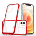 Clear 3in1 case for iPhone 12 frame gel cover red - Cell phone cases and covers<<<HurtelXML
