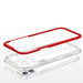Clear 3in1 case for iPhone 12 frame gel cover red - Cell phone cases and covers<<<HurtelXML