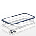 Clear 3in1 case for iPhone 12 Pro blue frame gel cover - Cell phone cases and covers<<<HurtelXML