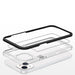 Clear 3in1 case for iPhone 13 mini gel cover with frame black - Cell phone cases and covers<<<HurtelXML
