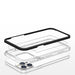 Clear 3in1 case for iPhone 13 Pro Max case gel cover with frame black - Cell phone cases and covers<<<HurtelXML