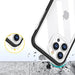 Clear 3in1 case for iPhone 14 silicone cover with frame red - Cell phone cases and covers<<<HurtelXML