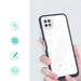 Clear 3in1 Case for Samsung Galaxy A22 5G Frame Gel Cover Blue - Cell phone cases and covers<<<HurtelXML