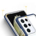 Clear 3in1 Case for Samsung Galaxy S21 Ultra 5G Frame Gel Cover Blue - Cell phone cases and covers<<<HurtelXML
