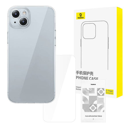 Clear Case Baseus iPhone 15 + tempered glass - Protective cases for smartphones<<<Cases<<<GSM Accessories<<<InnproXML