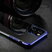 Clear Color Case Gel TPU Electroplating frame Cover for Samsung Galaxy A52s 5G / A52 5G / A52 4G black - Cell phone