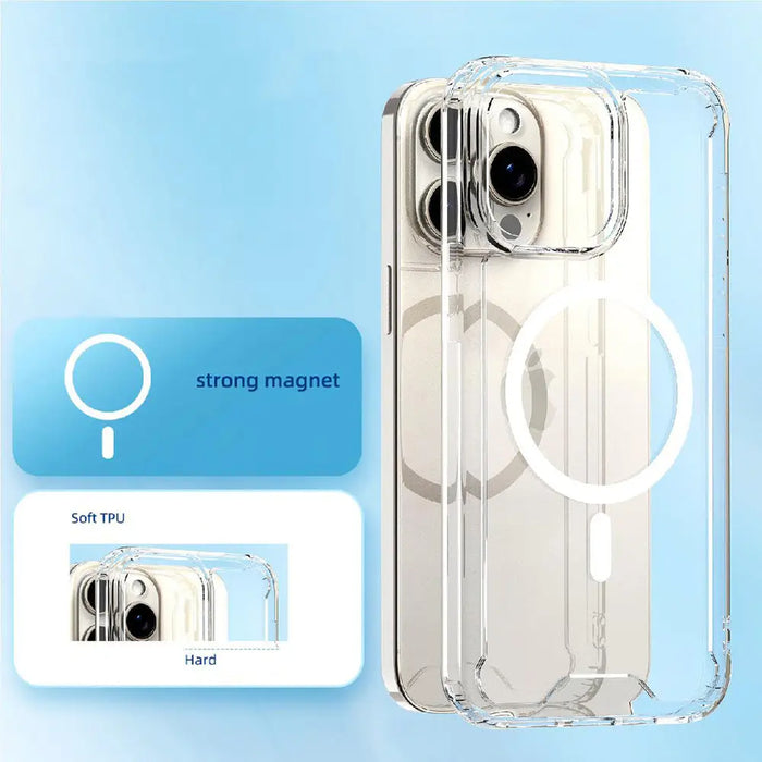 Clear Corner Case MagSafe for iPhone 16 Pro - transparent - Cell phone cases and covers<<<HurtelXML