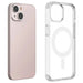 Clear Magnetic Case with MagSafe for iPhone 14 with a silver ring - transparent - Cell phone cases
