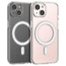 Clear Magnetic Case with MagSafe for iPhone 14 with a silver ring - transparent - Cell phone cases