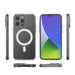 Clear Magnetic Case with MagSafe for iPhone 14 Pro Max with silver ring - transparent - Cell phone cases