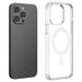 Clear Magnetic Case with MagSafe for iPhone 14 Pro Max with silver ring - transparent - Cell phone cases