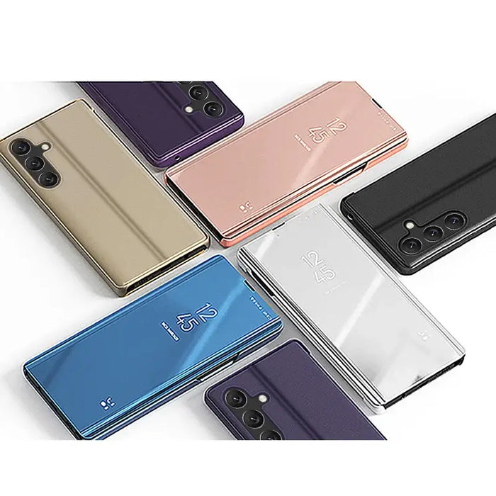 Clear View Case cover for Samsung Galaxy A54 5G blue flip cover - Cell phone cases and covers<<<HurtelXML