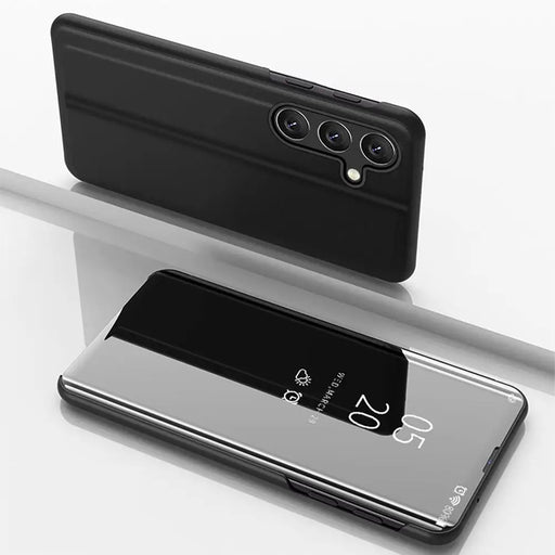 Clear View Case for Samsung Galaxy A16 / A16 5G Flip Cover - Black - Cell phone cases and covers<<<HurtelXML