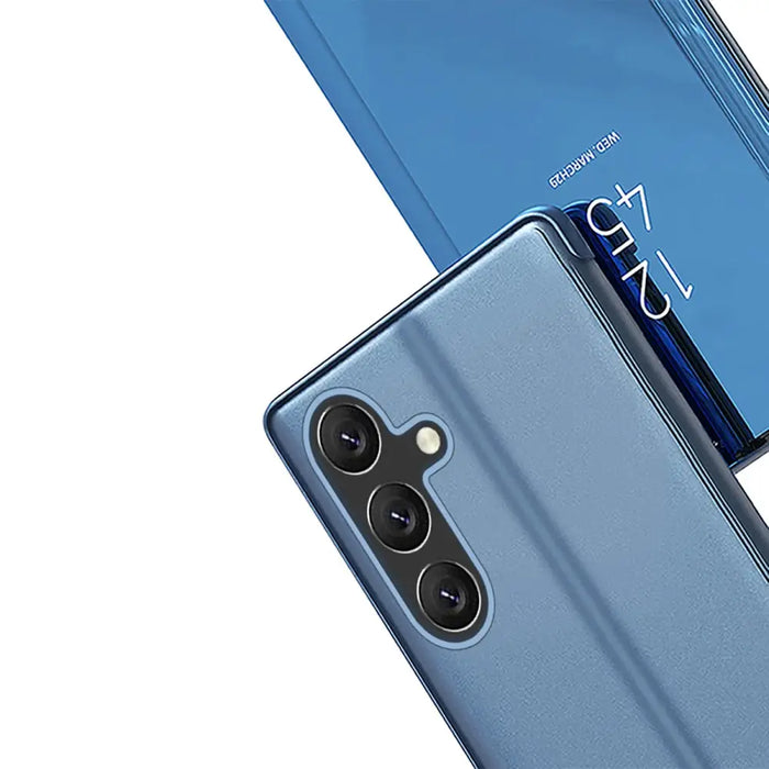 Clear View Case for Samsung Galaxy A16 / A16 5G Flip Cover - Blue - Cell phone cases and covers<<<HurtelXML