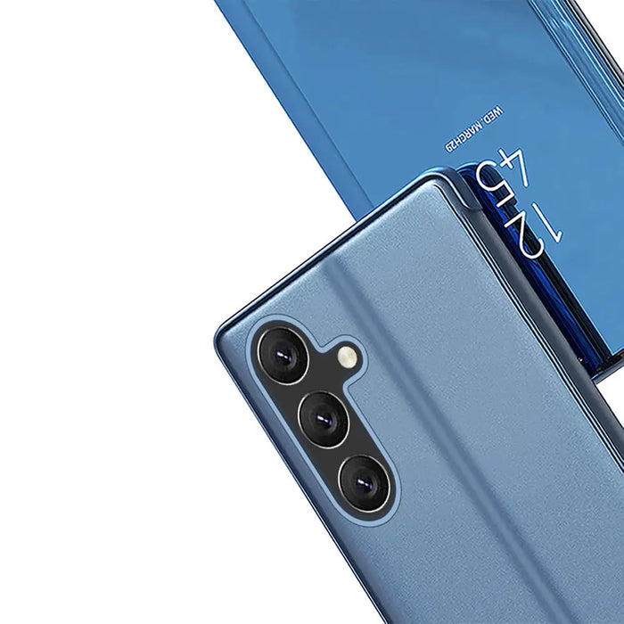 Clear View Case for Samsung Galaxy A36 Cover with Flip - Blue - Cell phone cases and covers<<<HurtelXML