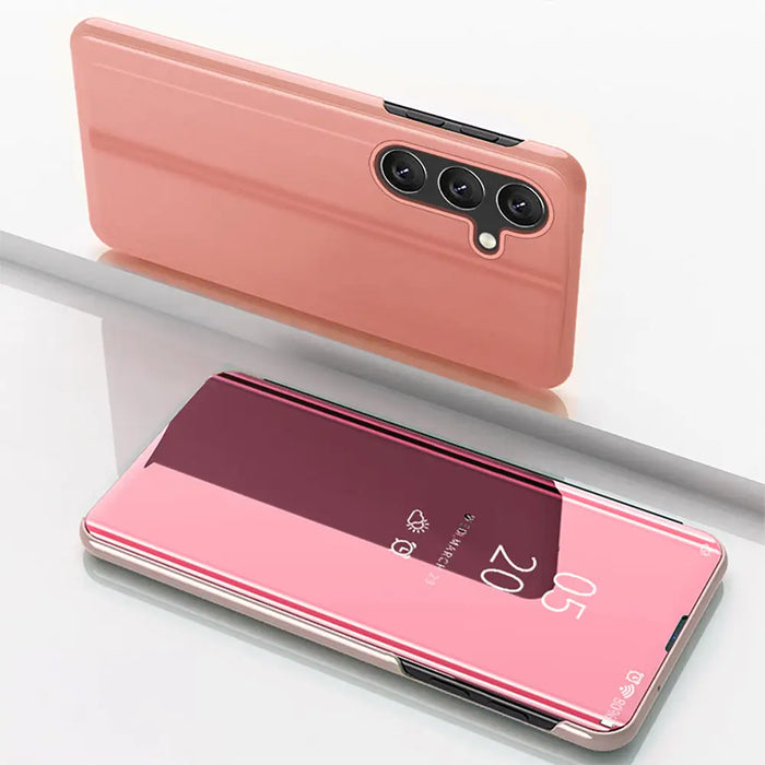 Clear View Case for Samsung Galaxy A36 Cover with Flip - Pink - Cell phone cases and covers<<<HurtelXML