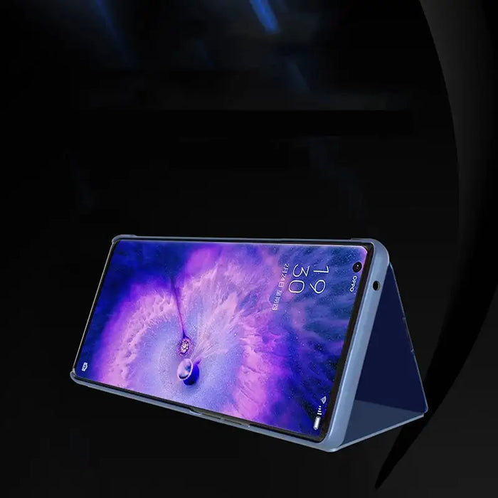 Clear View Case Oppo Find X5 Pro black - Cell phone cases and covers<<<HurtelXML