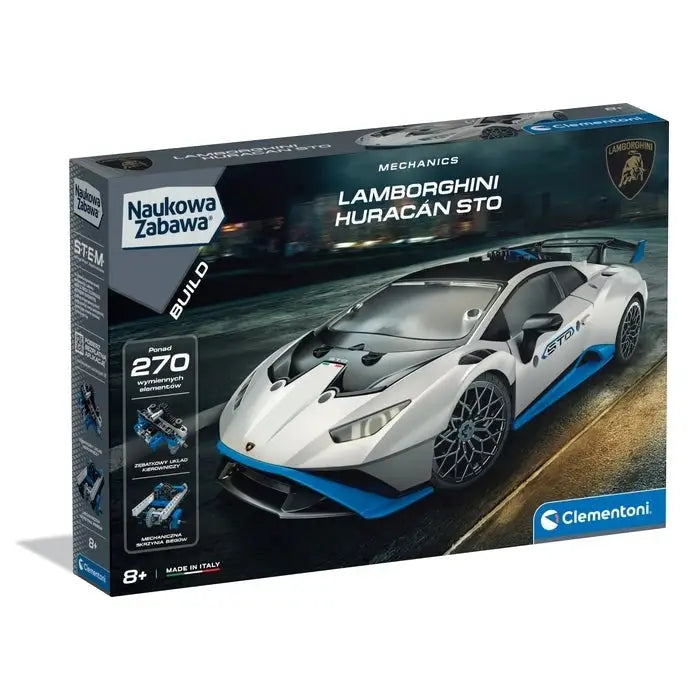 Clementoni Scientific Fun - Mechanics Laboratory: Lamborghini Huracan Sto - Supporting learningEIR-WNA<<<(Games
