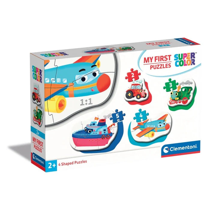 Clementoni 4 in 1 Baby Puzzle - Vehicles