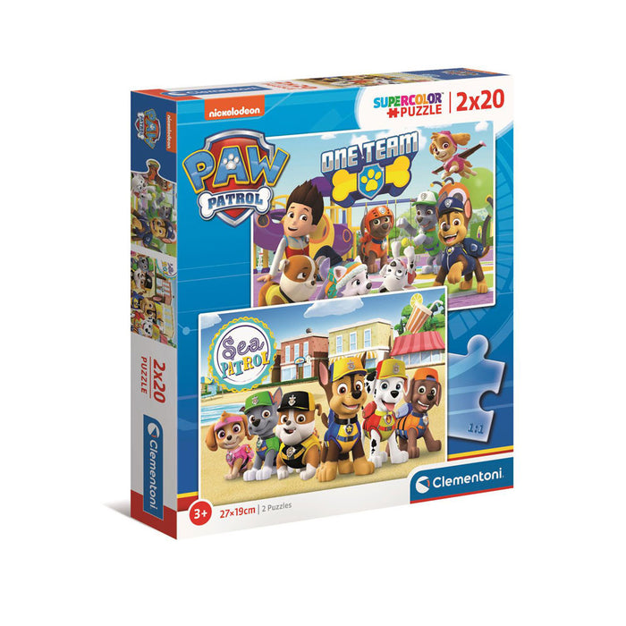 CLEMENTONI 2x20h. Puzzle Paw Patrol 1