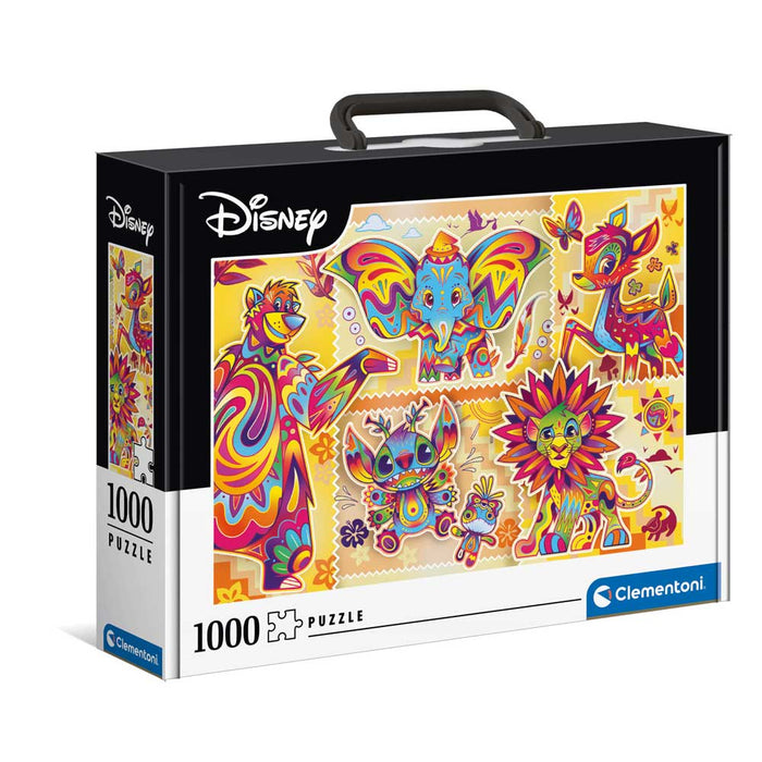 CLEMENTONI 1000 Piece Puzzle Disney Classic Suitcase