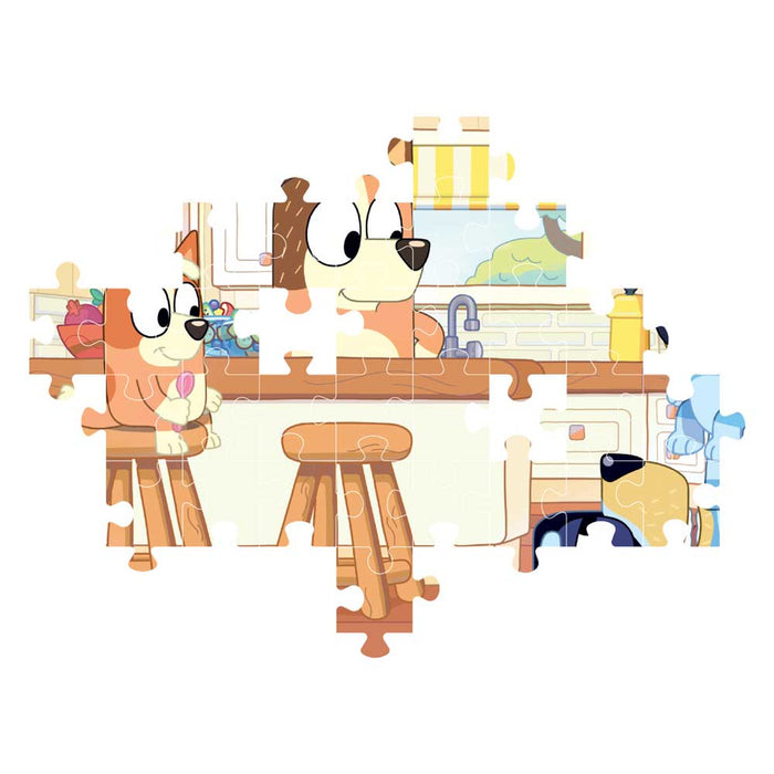 CLEMENTONI 104PIECE PUZZLE BLUEY 27169