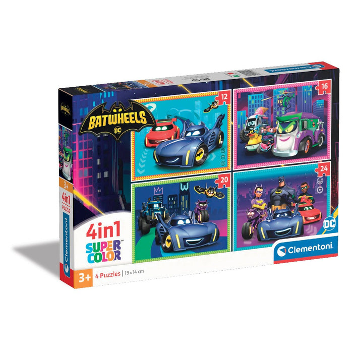 CLEMENTONI 4 In 1 Puzzle Bat Wheels