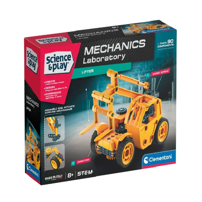 Конструктор Clementoni Mechanics - Повдигач, 90 части