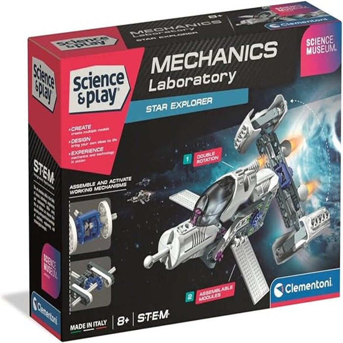 Clementoni Mechanics Constructor - Star Explorer, 90 parts