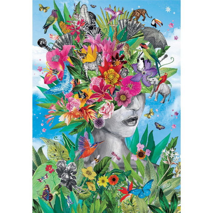 CLEMENTONI 500h. Puzzle Head in the Jungle