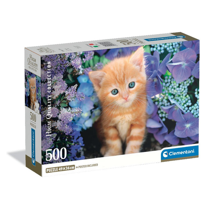CLEMENTONI 500 pieces Puzzle Kitten